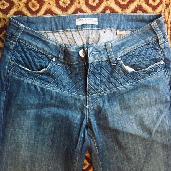 Wide leg indigo blue denim - Picture 3 of 7
